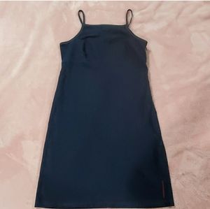 Calvin Klein Dark Denim shift dress 1990s retro